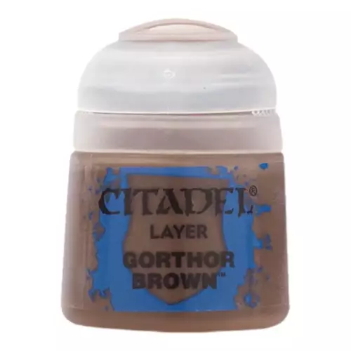 Peinture Citadel Layer Gorthor Brown 12 ml Peinture Citadel Layer Gorthor Brown 12 ml