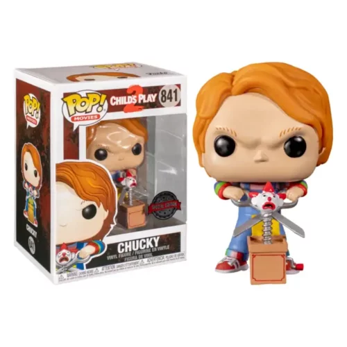 Funko Pop Chucky with Buddy and Giant Scissors Special Edition 841 Pop - CHUCKY - Chucky with Buddy and Giant Scissors (841) Special Edition