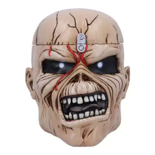 Boîte Iron Maiden Eddie The Trooper Boîte de rangement Iron Maiden Eddie The Trooper tête 18 cm Nemesis Now
