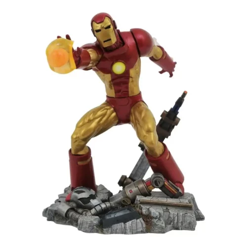 Iron Man Marvel Gallery Comic, tir de répulseur Figurine Iron Man Marvel Gallery Comic – Diamond Select Toys (23 cm)