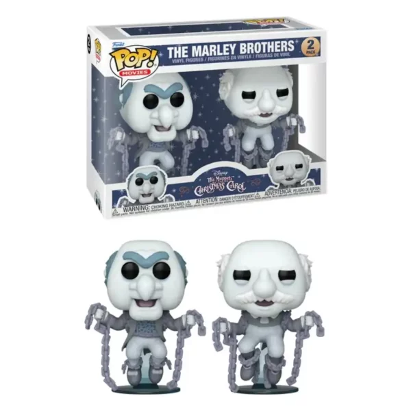 Funko Pop Disney Marley Brothers the Muppet Christmas Carol 2 Pack Pop - DISNEY - Marley Brothers the Muppet Christmas Carol 2 Pack