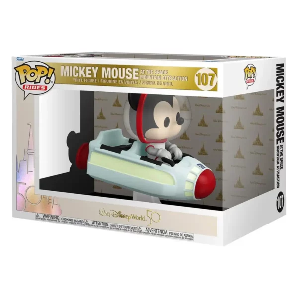 Funko Pop Disney Space Mountain Mickey Rides Super Deluxe 107 Pop - DISNEY - Space Mountain Mickey Rides Super Deluxe (107)