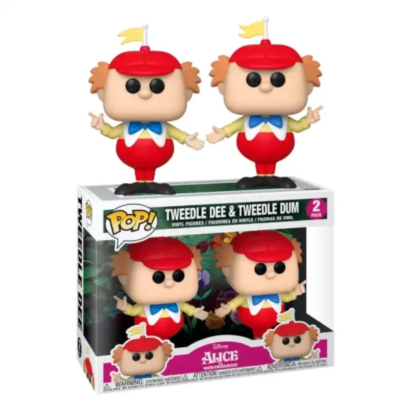 Funko Pop Disney Tweedle Dee & Dum Alice in Wonderland 2 Pack Pop - DISNEY - Tweedle Dee & Dum Alice in Wonderland 2 Pack