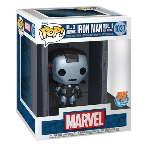 Funko Pop Marvel Iron Man Hall of Armor Model 11 War Machine Exclusive 1037 Pop - MARVEL - Iron Man Hall of Armor Model 11 War Machine Exclusive (1037)