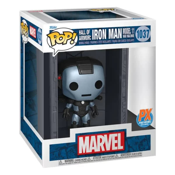 Funko Pop Marvel Iron Man Hall of Armor Model 11 War Machine Exclusive 1037 Pop - MARVEL - Iron Man Hall of Armor Model 11 War Machine Exclusive (1037)