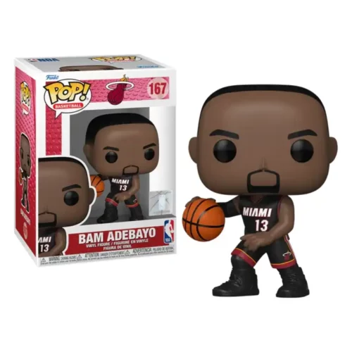 Funko Pop NBA Bam Adebayo 167 Pop - NBA BASKETBALL - Bam Adebayo (167)