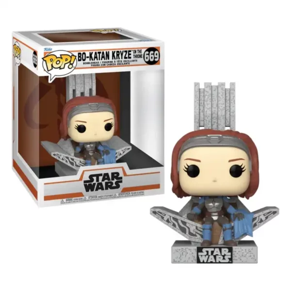 Funko Pop Star Wars Bo-Katan Kryze on the Throne 669 Pop - STAR WARS - Bo-Katan Kryze on the Throne (669)
