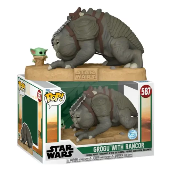 Pop - STAR WARS - Grogu with Rancor 6" (587)