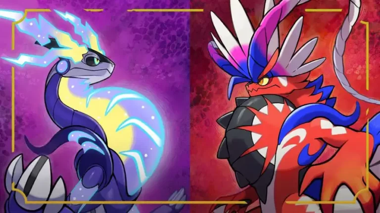 Koraidon et Miraidon dans le bloc Ecarlate et Violet Pokémon