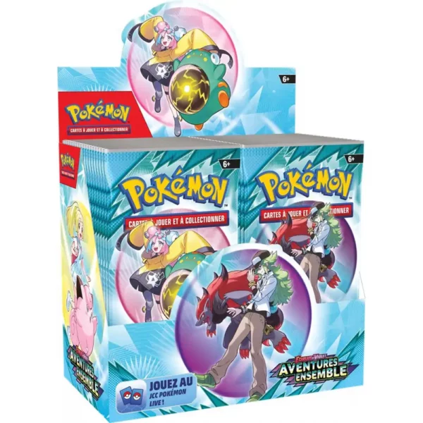 display-pokemon-36-boosters-aventures-ensemble Display Pokémon EV09 Aventures Ensemble 36 Boosters