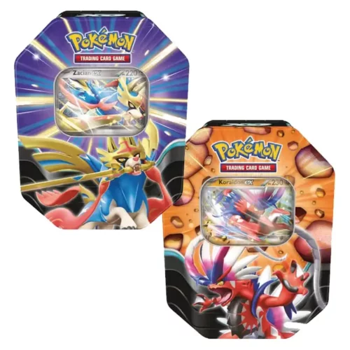 pokebox-pokemon-legendes-tranchantes-zacian-koraidon Pokébox Pokémon Légendes Tranchantes - 2 Modèles Zacian Ex / Koraidon Ex