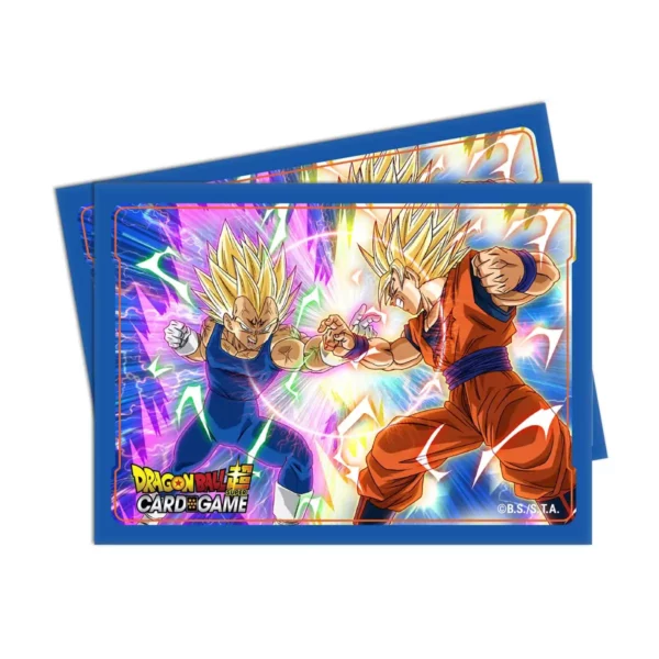 sleeve-ultra-pro-goku-vs-vegeta-dragon-ball-z Lot 65 Sleeves Dragon Ball Z Son Goku Vs Vegeta