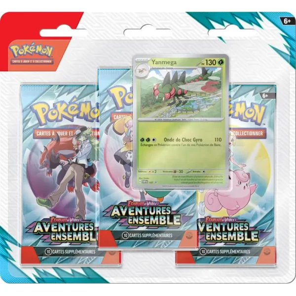 tripack-pokemon-aventures-ensemble-yanmega Tripack Pokémon EV09 Aventures Ensemble
