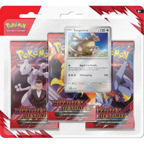 tripack-pokemon-rivalites-destinees-kangourex Tripack Pokémon EV10 Rivalités Destinées