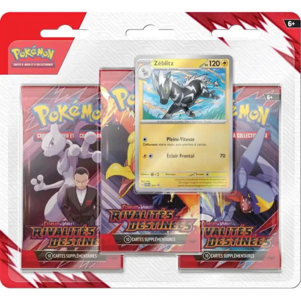 Tripack Pokémon EV10 Rivalités Destinées