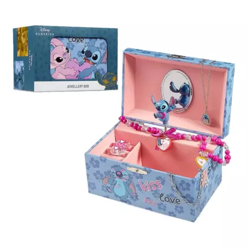 Boîte à bijoux musicale Stitch et Angel Disney Boîte à bijoux musicale Stitch et Angel Disney