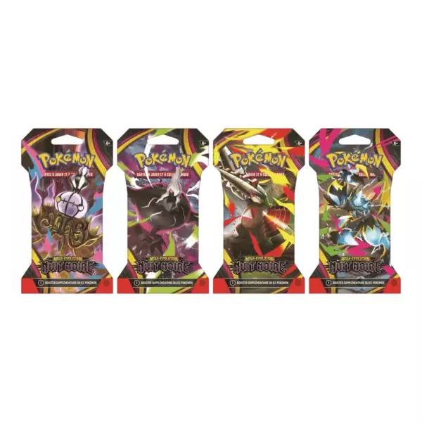 Booster Blister Pokémon ME05 Nuit Noire