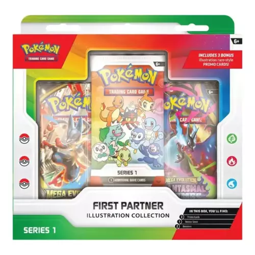 Coffret Pokémon Premier Partenaire Série 1 (Anglais) Coffret Pokémon Premier Partenaire Série 1 (Anglais)