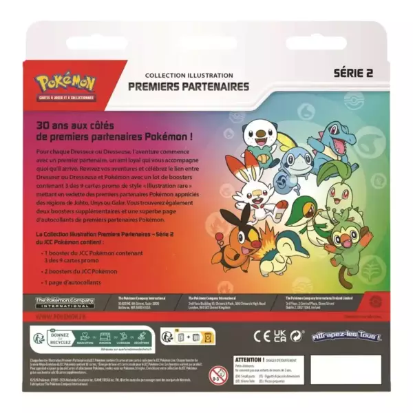 Coffret Pokémon Premier Partenaire Série 2 (dos) Coffret Pokémon Premier Partenaire Série 2 - image 2