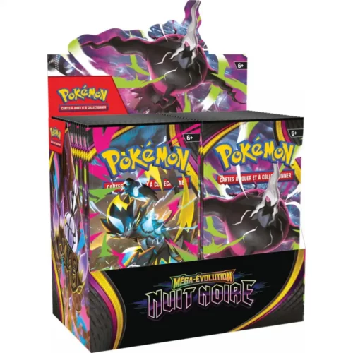 display-pokemon-me05-nuit-noire-36-boosters Display Pokémon ME05 Nuit Noire contenant 36 boosters