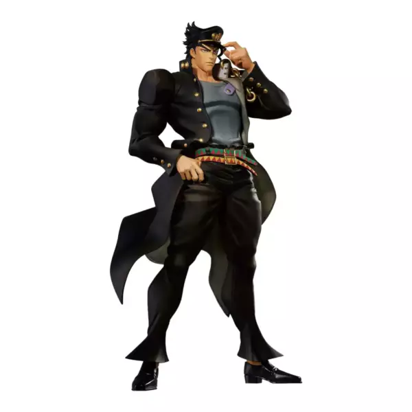 Figurine Jotaro Kujo Mometria JoJo's Bizarre Adventure Stardust Crusaders – trois quarts Figurine Jotaro Kujo Mometria JoJo's Bizarre Adventure Stardust Crusaders Banpresto 22 cm - image 2
