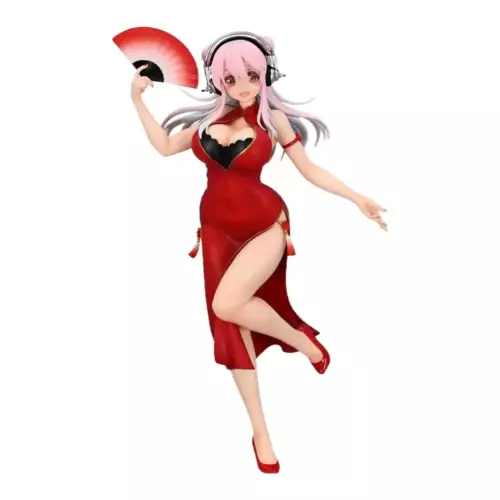 Figurine Super Sonico Trio-Try-iT robe rouge FuRyu