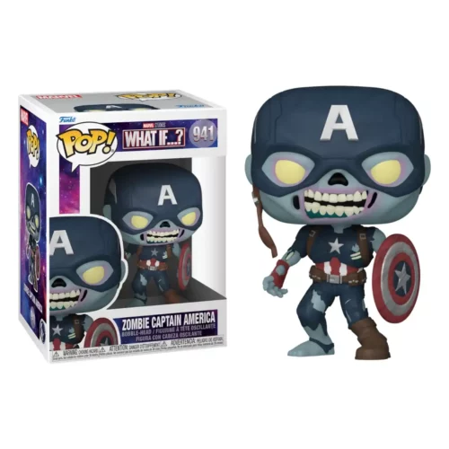 Pop - MARVEL WHAT IF...? - Zombie Captain America (941)
