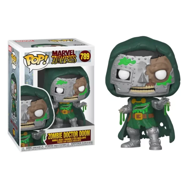 Funko Pop Marvel Zombie Doctor Doom 789 Pop - MARVEL ZOMBIES - Zombie Doctor Doom (789)