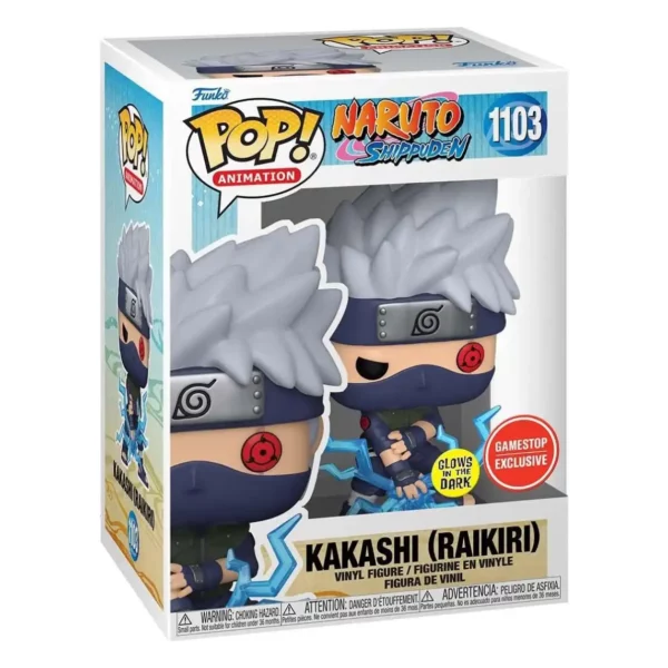 Funko Pop Naruto Kakashi Raikiri GITD 1103 Pop - NARUTO SHIPPUDEN - Kakashi Raikiri (1103) GITD