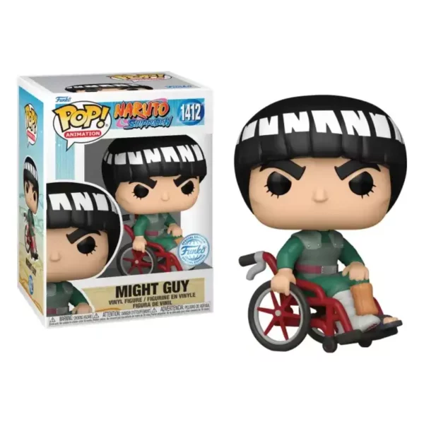 Funko Pop Naruto Might Guy Fauteuil Special Edition 1412 Pop - NARUTO SHIPPUDEN - Might Guy Fauteuil Special Edition (1412)