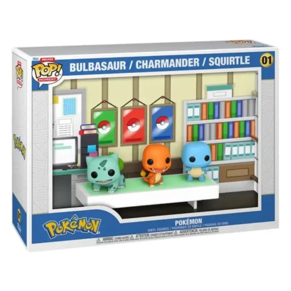 Funko Pop Pokémon Diorama Bulbizarre, Salamèche, Carapuce 01 Pop - POKEMON - Diorama Bulbizarre, Salamèche, Carapuce (01)