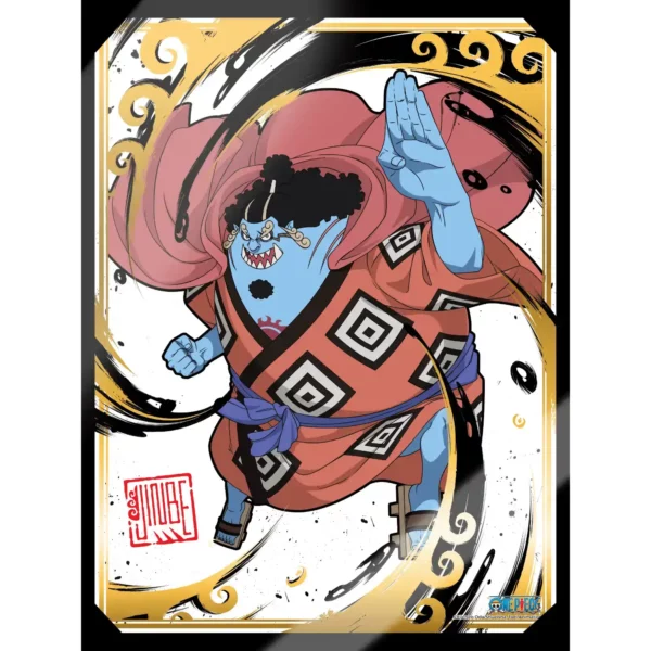 Golden Poster One Piece représentant Jinbe