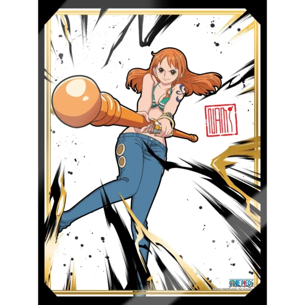 Golden Poster One Piece représentant nam