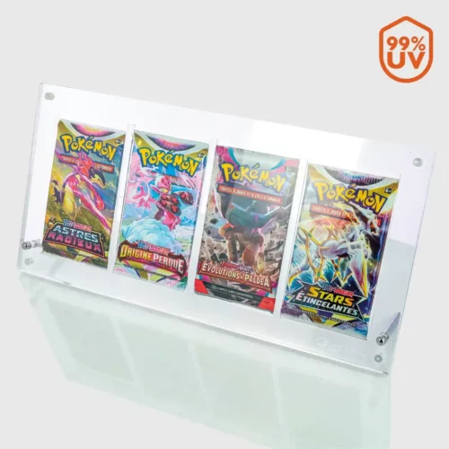 Protection Acrylique Magnétique Artiste 4 Boosters Pokémon Phoenix Shield Protection Acrylique Magnétique Artiste 4 Boosters Pokémon Phoenix Shield