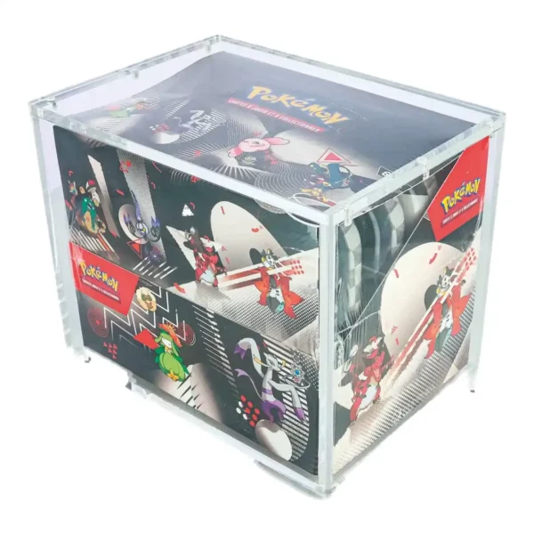 Protection acrylique display 8 Mini Tins Phoenix Shield Protection Acrylique Magnétique Display de 8 Minitins Pokémon Phoenix Shield
