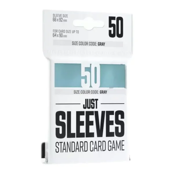 Sleeves Gamegenic Just Sleeves Standard 66 x 92 mm Sleeves Gamegenic Just Sleeves Standard x50 - 66 x 92 mm (cartes Pokémon et TCG)