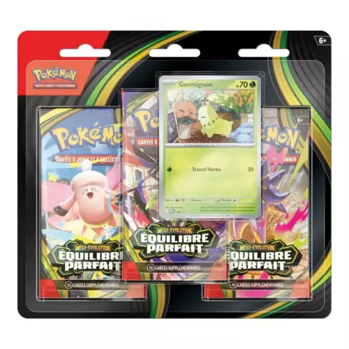 Tripack Pokémon ME03 Equilibre Parfait Tripack Pokémon ME03 Equilibre Parfait