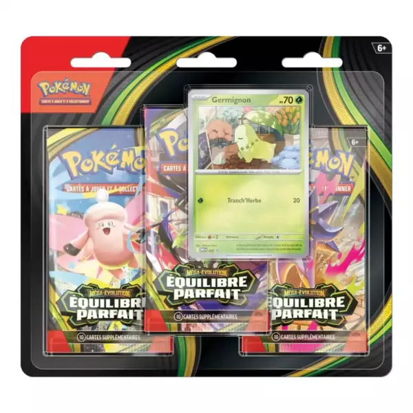 Tripack Pokémon ME03 Equilibre Parfait Tripack Pokémon ME03 Equilibre Parfait