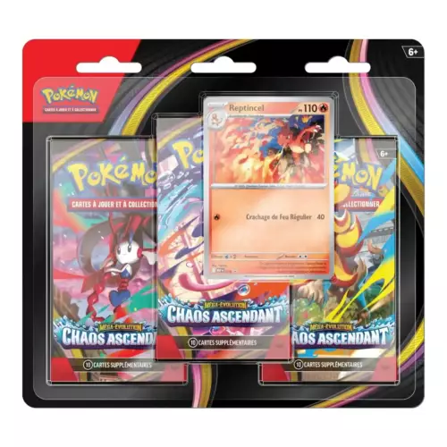 Tripack Pokémon ME04 Chaos Ascendant Tripack Pokémon ME04 Chaos Ascendant