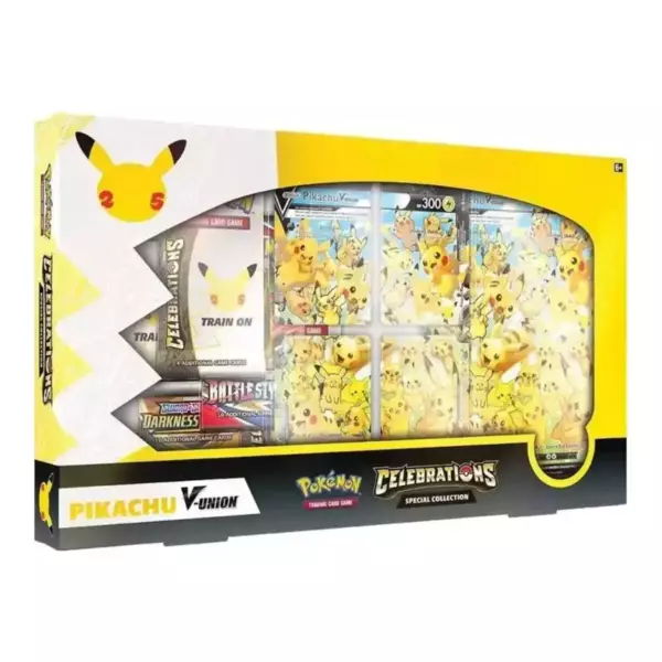 Coffret Pokémon Célébrations 25 Ans Pikachu V-Union