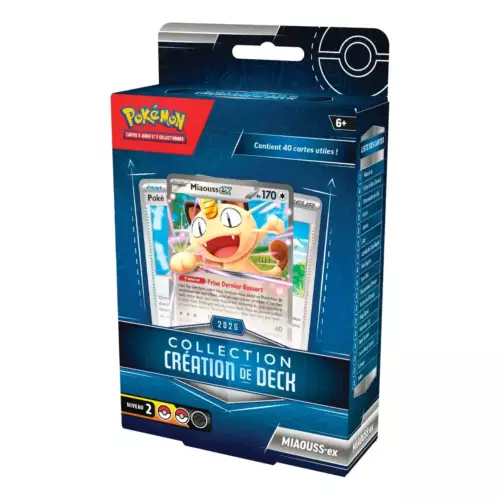 Collection Création de deck Pokémon 2026 Miaouss-ex Collection Création de Deck Pokémon Miaouss-ex 2026