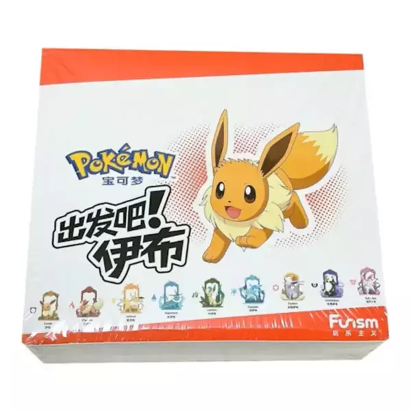 Boîte mystère Pokémon Évoli et évolutions Let's Go! Évoli Figurine Pokémon Évoli et évolutions – Boîte mystère Let's Go! Évoli
