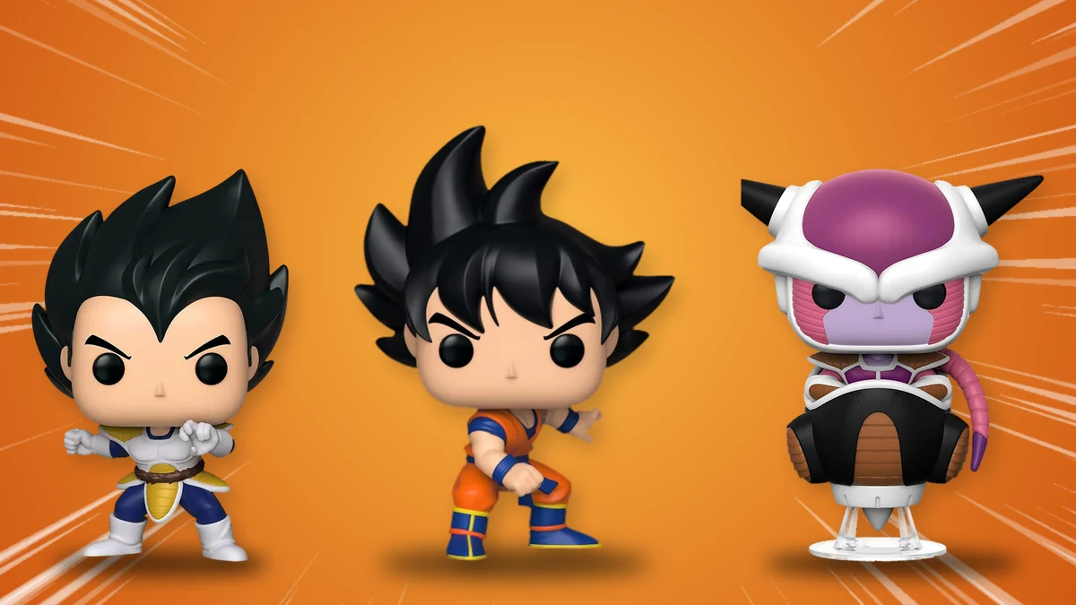 Funko Pop Dragon Ball Z Vegeta, Goku et Freezer