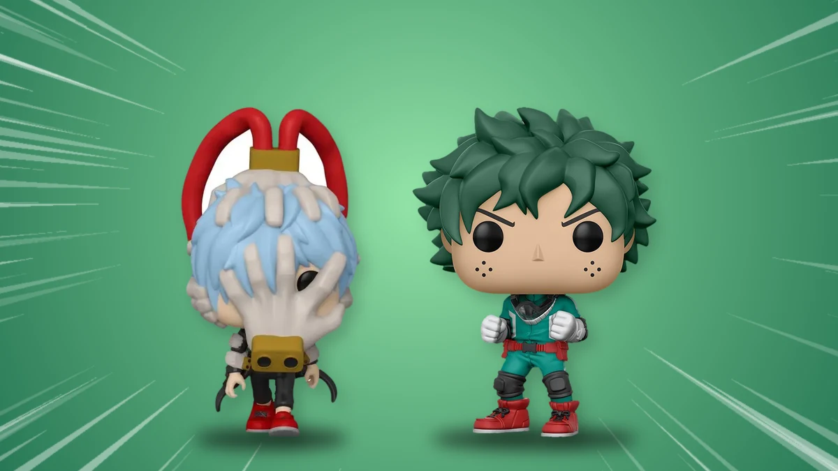 Funko Pop My Hero Academia Tomura Shigaraki et Izuku Midoriya