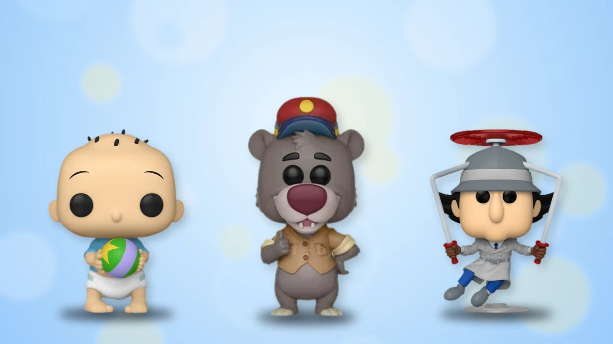 Funko Pop Tommy des Razmoket, Baloo de Super Baloo et Inspecteur Gadget