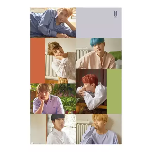 Poster BTS Maxi 91,5x61 - Montage Groupe