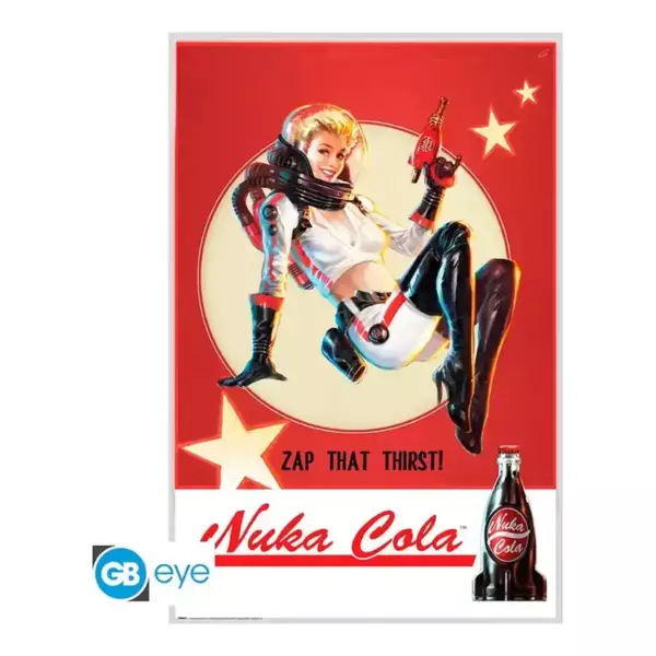 FALLOUT - Nuka Cola - roulé filmé (91.5x61)