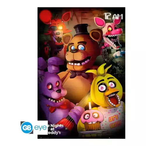 Poster Five Nights at Freddy's Groupe 91,5 x 61 cm FIVE NIGHTS AT FREDDY'S - Poster Maxi 91,5x61 - Groupe