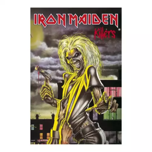 Poster Iron Maiden Killers 91,5 x 61 cm IRON MAIDEN - Poster «Killers» roulé filmé (91.5x61)