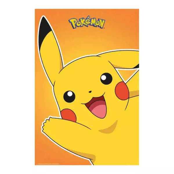 Poster Pokémon Pikachu 91,5 x 61 cm POKEMON - Pikachu - Poster roulé filmé (91.5x61)